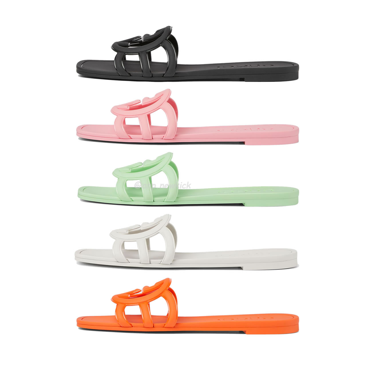 Gucci Interlocking G Flat Bottom Rubber Slipper (1) - www.newkick.vip